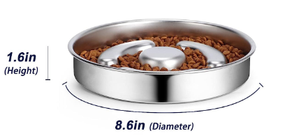 Slow Feeder Bowl — Makes a Fast Eater Work For It