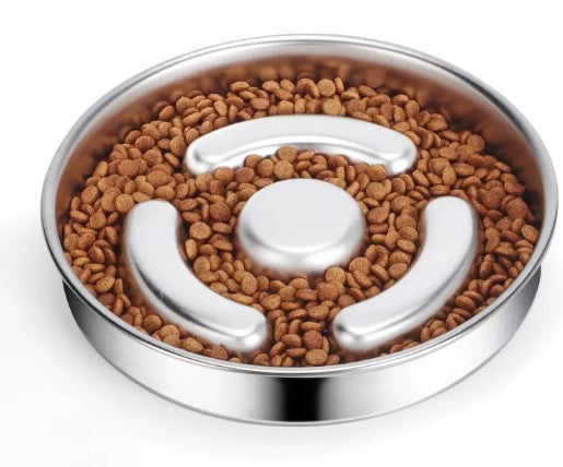Slow Feeder Bowl — Makes a Fast Eater Work For It
